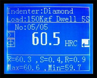 키 큰 구조 디지털 방식으로 록웰 경도 검사자 RH-450H