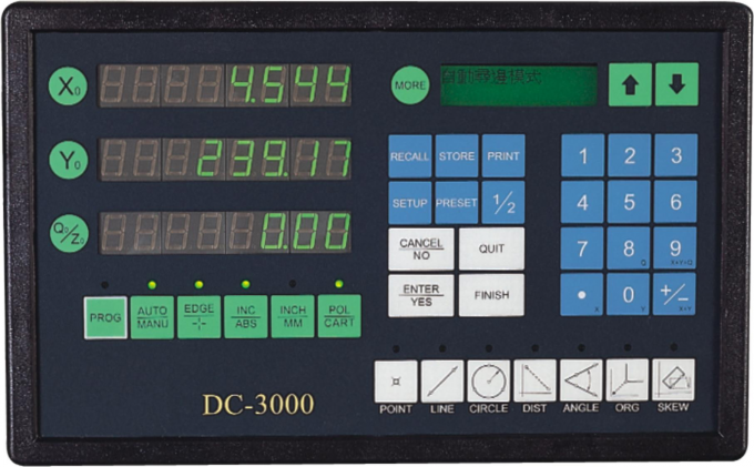 선형 가늠자/영상 측정계를 위한 DC-3000 디지탈 해독